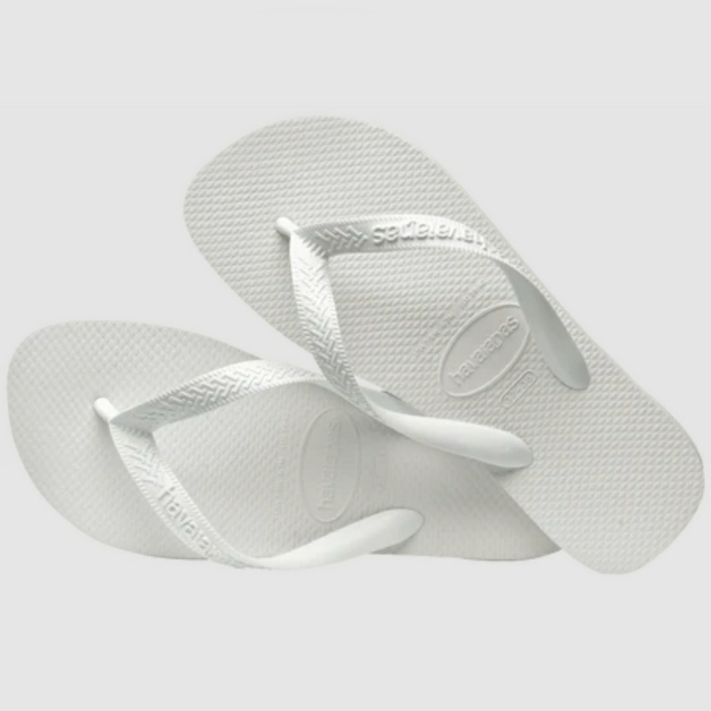 Havaianas White Flip Flops